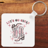 Junggeselinnen-Abschied Gefallen Lass uns Mädchen Schlüsselanhänger (Rückseite)