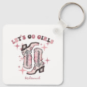 Junggeselinnen-Abschied Gefallen Lass uns Mädchen Schlüsselanhänger (Rückseite)