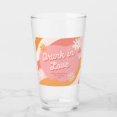 Junggeselinnen-Abschied Gefallen Retro Betrunken i Glas (Vorderseite)