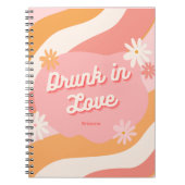 Junggeselinnen-Abschied Gefallen Retro Pink Notizblock (Vorderseite)