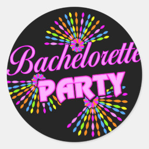 Junggeselinnen-Abschied-Geschenk Runder Aufkleber