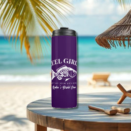 Junggeselinnen-Abschied Gifts-Hawaiian Lila Thermosbecher