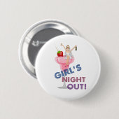 Junggeselinnen-Abschied Girl's Night Out Party Button (Vorne & Hinten)