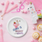 Junggeselinnen-Abschied Girl's Night Out Party Pappteller (Party)