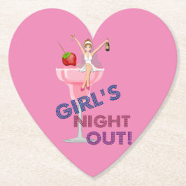 Junggeselinnen-Abschied Girl's Night Out Party Untersetzer