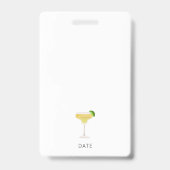 Junggeselinnen-Abschied Girls Weekend Bridesmaid Ausweis (Rückseite)