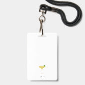 Junggeselinnen-Abschied Girls Weekend Bridesmaid Ausweis (Rückseite mit Lanyard)