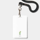 Junggeselinnen-Abschied Girls Weekend Bridesmaid Ausweis (Rückseite mit Lanyard)