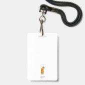 Junggeselinnen-Abschied Girls Weekend Bridesmaid Ausweis (Rückseite mit Lanyard)