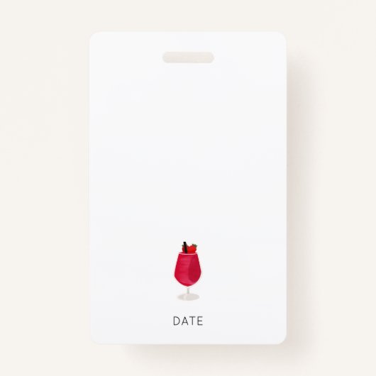 Junggeselinnen-Abschied Girls Weekend Bridesmaid Ausweis (Rückseite)