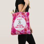 Junggeselinnen-Abschied Golf Brautparty Rosa Blüte Tasche (Von Nahem)