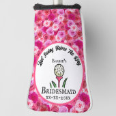 Junggeselinnen-Abschied Golf Pink Bridesmaid's Ges Golf Headcover (Rotieren 90)