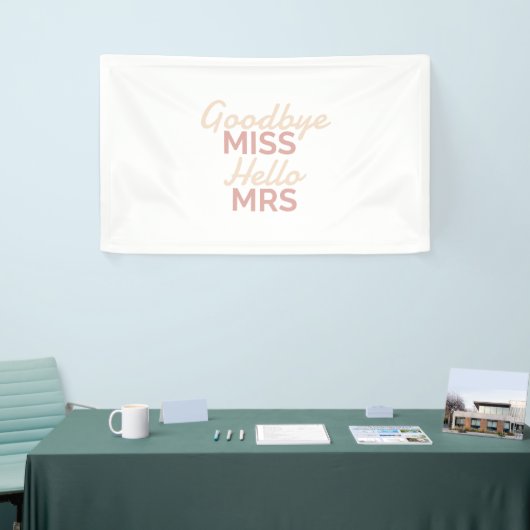 Junggeselinnen-Abschied Goodbye Miss Hallo Mrs Bri Banner (Messeveranstaltung)