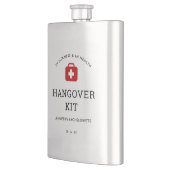 Junggeselinnen-Abschied Hangover Kit Flachmann (Links)