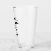 Junggeselinnen-Abschied-Hartglas Glas (Links)