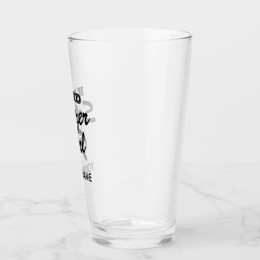 Junggeselinnen-Abschied-Hartglas Glas (Links)