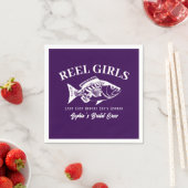 Junggeselinnen-Abschied Hawaiian Fisherman Style Serviette (Beispiel)