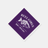 Junggeselinnen-Abschied Hawaiian Fisherman Style Serviette (Ecke)