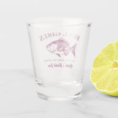 Junggeselinnen-Abschied Hawaiian Schnapsglas (Rückseite)