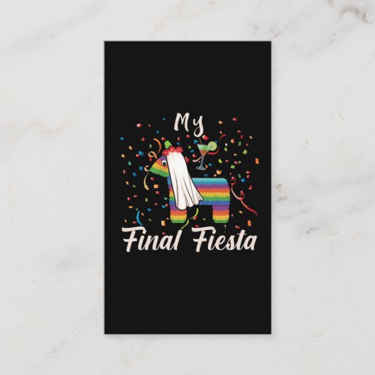 Junggeselinnen-Abschied Hen Night Finca Visitenkarte (Vorderseite)