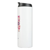 Junggeselinnen-Abschied hier kommt der Party Groov Thermosbecher (Nach rechts gedreht)