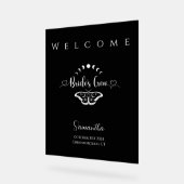 Junggeselinnen-Abschied Himmelsgotik Empfang Acrylschild (Winkel)