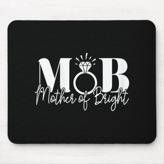 Junggeselinnen-Abschied Hochzeit Mama Mutter der B Mousepad (Vorne)