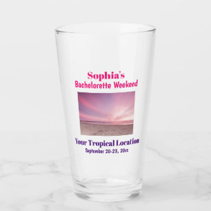 Junggeselinnen-Abschied Hochzeit Tropical Beach To Glas