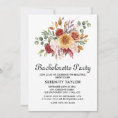 Junggeselinnen-Abschied im Herbst Einladung (Vorderseite)