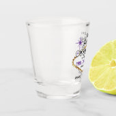 Junggeselinnen-Abschied im Las Vegas-Stil - Lila Schnapsglas (Links)