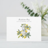 Junggeselinnen-Abschied im Mittelmeerraum Einladung (Stehend Vorderseite)