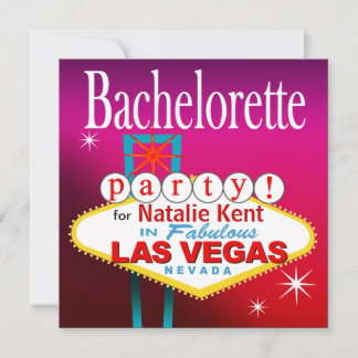Junggeselinnen-Abschied in Las Vegas Einladung