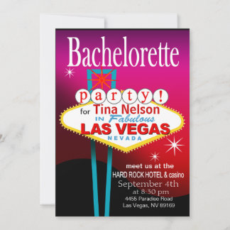 Junggeselinnen-Abschied in Las Vegas Einladung