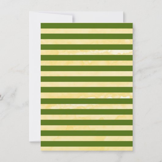 Junggeselinnen-Abschied in Limonen Einladung (Rückseite)