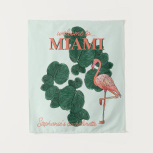 Junggeselinnen-Abschied in Miami Wandteppich
