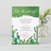 Junggeselinnen-Abschied Itinerary - Palmsprings Programm (Stehend Vorderseite)