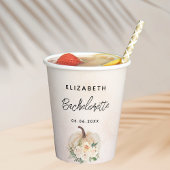 Junggeselinnen-Abschied Kürbis Rose Pappbecher