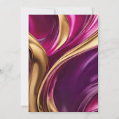 Junggeselinnen-Abschied-Last Fling vor den Rings- Einladung (Rückseite)