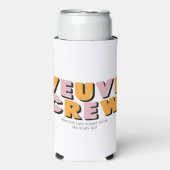 Junggeselinnen-Abschied "Last Rendez Veuve" kann k Selters Dosenkühler (Seltzer Vorderseite)