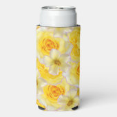 Junggeselinnen-Abschied Lemon Gelb Personalisiert Selters Dosenkühler (Seltzer Rückseite)