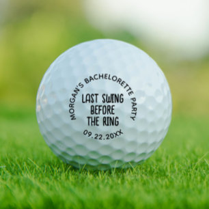 Junggeselinnen-Abschied Letzter Schwung vor dem Ri Golfball