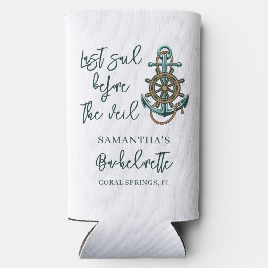 Junggeselinnen-Abschied Letztes Segel vor dem Schl Selters Dosenkühler (Rückseite)