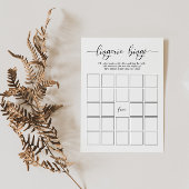 Junggeselinnen-Abschied Lingerie Bingo Card Game B Einladung