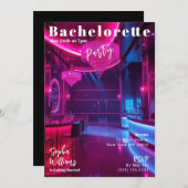 Junggeselinnen-Abschied Magazine Cover Einladung (Vorne/Hinten)