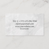 Junggeselinnen-Abschied Makeup Business Card Visitenkarte (Rückseite)