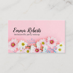 Junggeselinnen-Abschied Makeup Business Card Visitenkarte