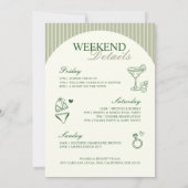 Junggeselinnen-Abschied Margs and Matrimone Einladung (Rückseite)