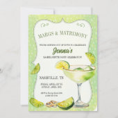 Junggeselinnen-Abschied Margs and Matrimone Einladung (Vorderseite)