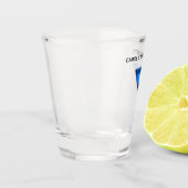 Junggeselinnen-Abschied-Martini-Cocktail Schnapsglas (Links)