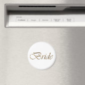 Junggeselinnen-Abschied mit Goldschrift Magnet (In Situ (Geschirrspüler))